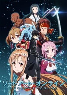 Sword Art Online image with all main characters