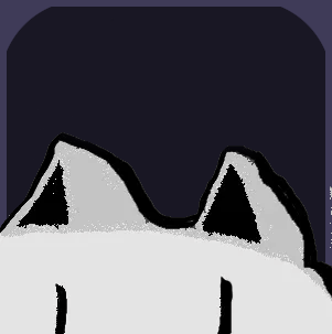 my profile image is a white cat draw